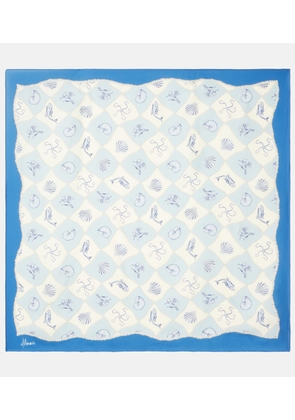 Alemais Pia printed silk scarf