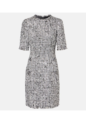 Dolce&Gabbana DG tweed lame minidress