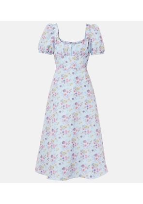 Markarian Elora floral ikat midi dress