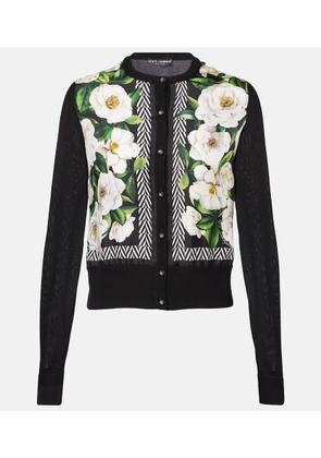Dolce&Gabbana Floral silk cardigan