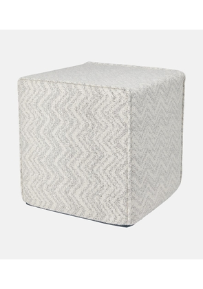 Missoni Columbia zigzag jacquard pouf