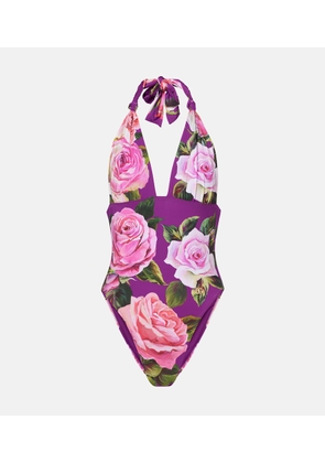 Dolce&Gabbana Floral printed swimsuit