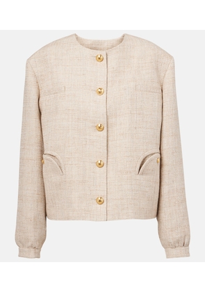 Blaze Milano Gliss linen, cotton, and silk-blend jacket