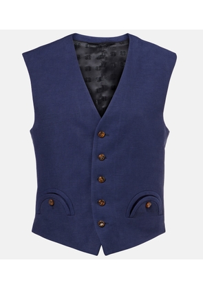 Blaze Milano Feral linen and silk vest