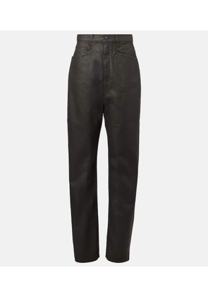 Lemaire High-rise cotton wide-leg pants