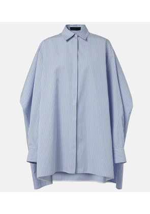 Proenza Schouler Isla striped cotton and silk minidress