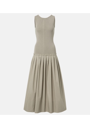 Proenza Schouler White Label Malia pleated maxi dress