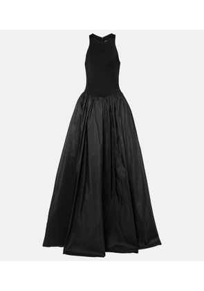 The New Arrivals Ilkyaz Ozel Cate jersey and silk taffeta gown