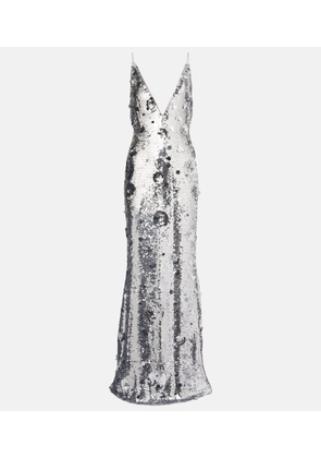 The New Arrivals Ilkyaz Ozel Claudie sequined gown