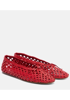 Le Monde Beryl Regency woven leather ballet flats