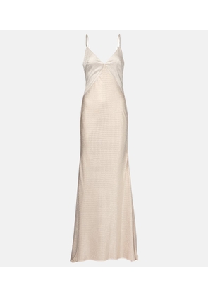 Roland Mouret Embellished satin gown