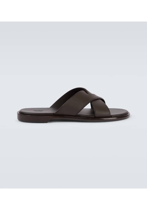 Zegna Leather sandals
