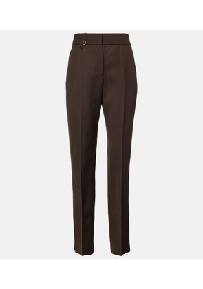 Jacquemus Tibau high-rise straight pants