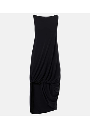 Jacquemus Peplo draped jersey midi dress