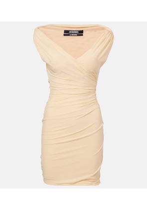 Jacquemus Rita ruched minidress
