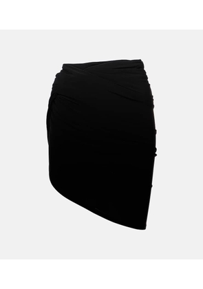 Jacquemus The Drapeado jersey miniskirt
