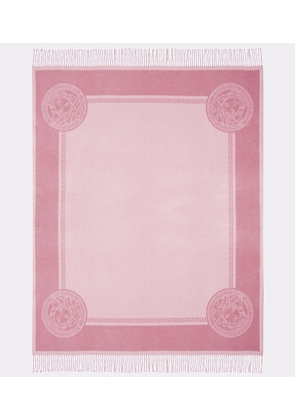 Versace Home Barocco jacquard silk and cashmere blanket