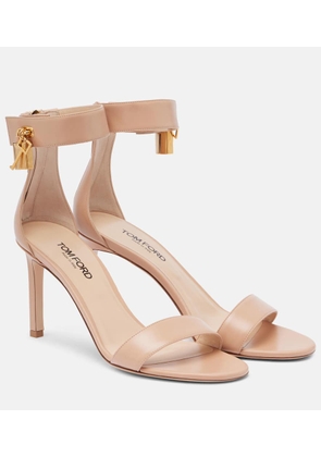 Tom Ford Padlock leather sandals