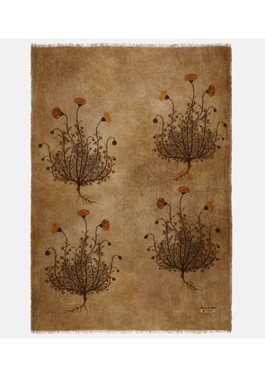 The House of Lyria Firmamento floral linen blanket