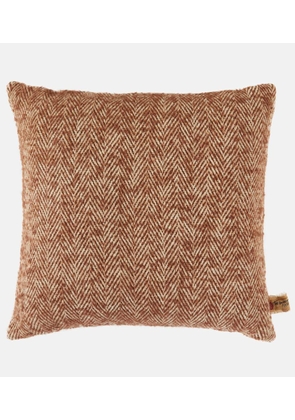 The House of Lyria Vitim jute, mohair, and wool-blend cushion