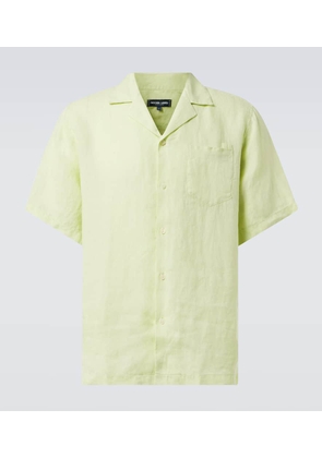 Frescobol Carioca Angelo linen bowling shirt