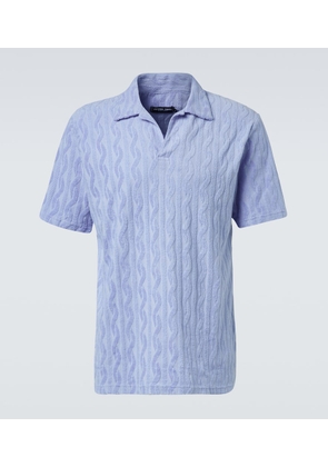 Frescobol Carioca Faustino cotton terry polo shirt