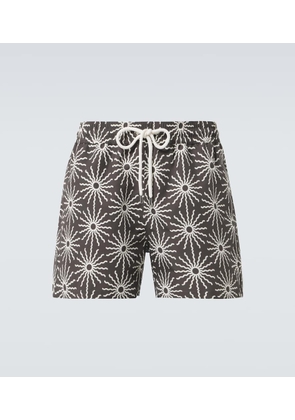 Frescobol Carioca Rio printed swim trunks