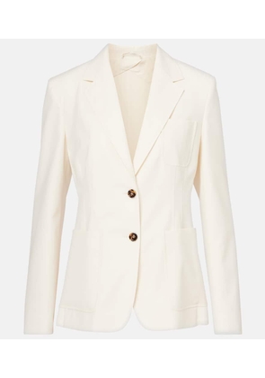 Max Mara Single-breasted cotton blazer