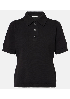 Emilia Wickstead Fairlie cotton jersey polo shirt
