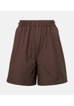Max Mara Haway cotton poplin shorts