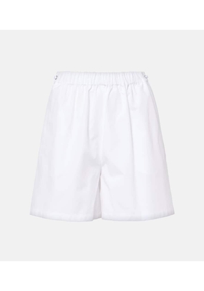 Max Mara Antiope high-rise cotton shorts