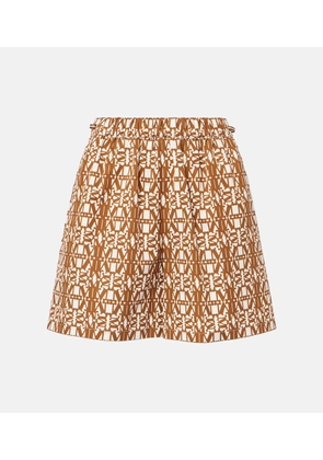 Max Mara Taiga high-rise cotton shorts