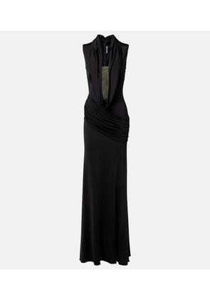David Koma Draped gown