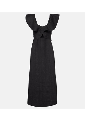 Johanna Ortiz Ruffled midi dress