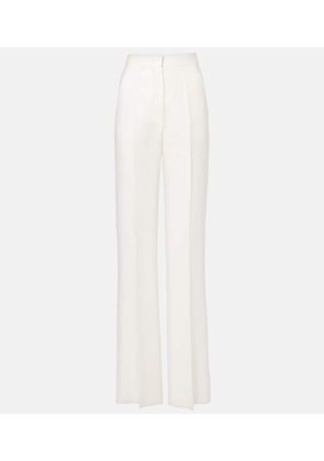 Max Mara Aversa high-rise linen wide-leg pants