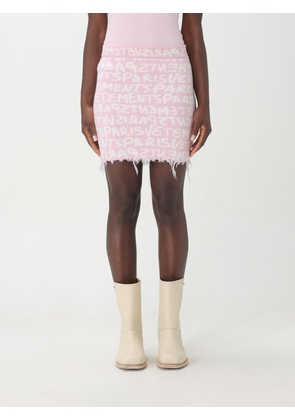 Skirt VETEMENTS Woman color Pink