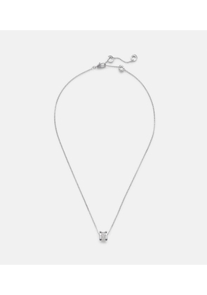 Bvlgari B.zero1 18kt white gold pendant necklace with diamonds