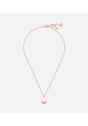 Bvlgari Divas' Dream 18kt rose gold necklace with mother-of-pearl diamonds