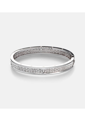 Bvlgari B.Zero1 18kt white gold bracelet with diamonds