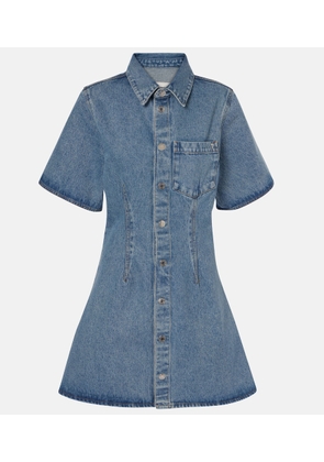 Ami Paris Ami De Cour denim shirt dress
