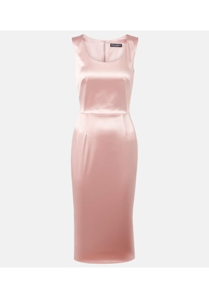 Dolce&Gabbana Satin midi dress