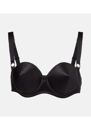 Dolce&Gabbana Silk-blend satin bra top