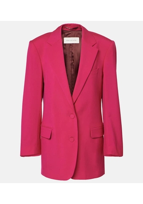 Dries Van Noten Oversized wool and mohair blazer