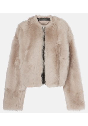 Nour Hammour Dianne shearling jacket