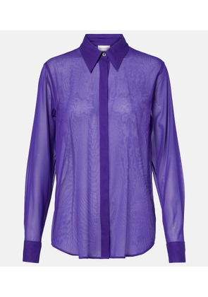 Dries Van Noten Silk-blend shirt
