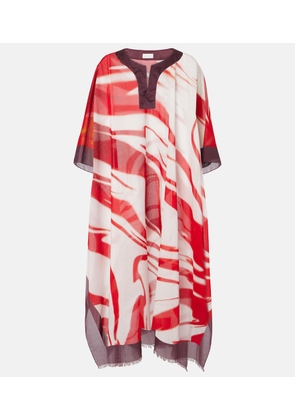Dries Van Noten Printed cotton kaftan