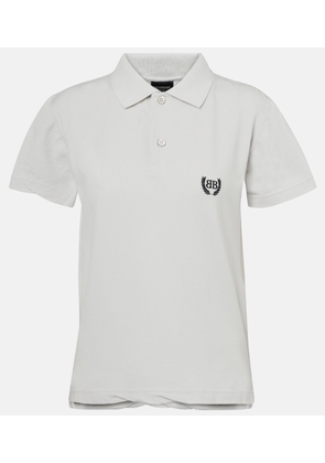 Balenciaga Laurel cotton pique polo shirt