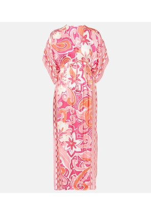 Poupette St Barth Amaya floral kaftan