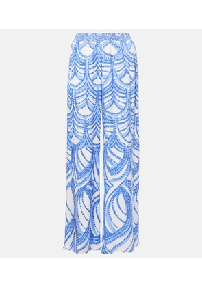 Poupette St Barth Cecile printed wide-leg pants