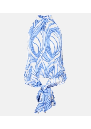 Poupette St Barth Clea printed top